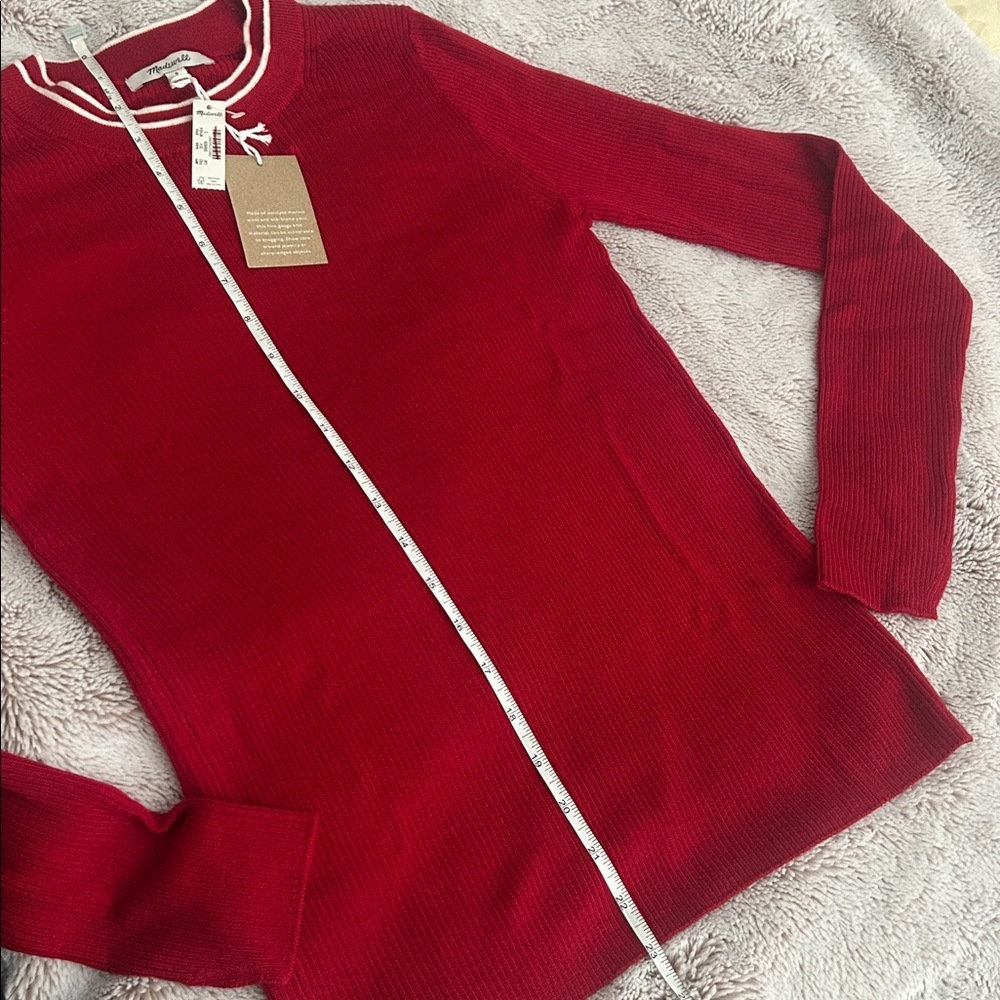 NWT Madewell merino silk blend sweater - Picture 9 of 12